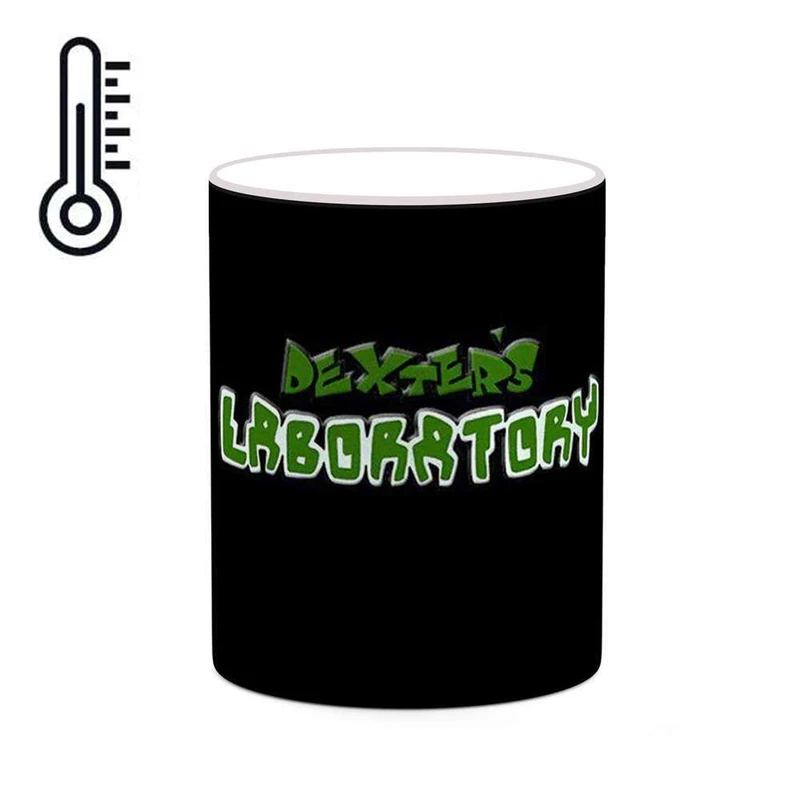 ماگ حرارتی کاکتی مدل کارتون Dexter's Laboratory کد mgh22461