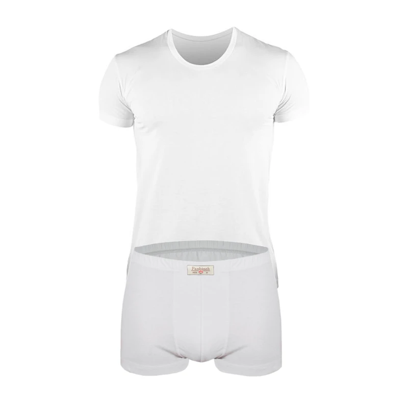 ست شورت و زیرپوش مردانه پنبینه مدل نخ پنبه خالص صادراتی