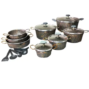 سرویس پخت و پز گرانیتی 22 پارچه ماموت مدل سنگی کد 09