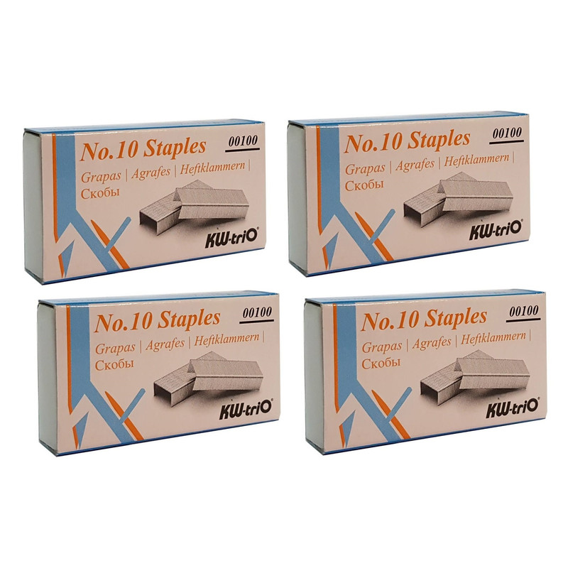 سوزن منگنه کی دبلیو تریو سایز 10 - 4 بسته 1000 عددی