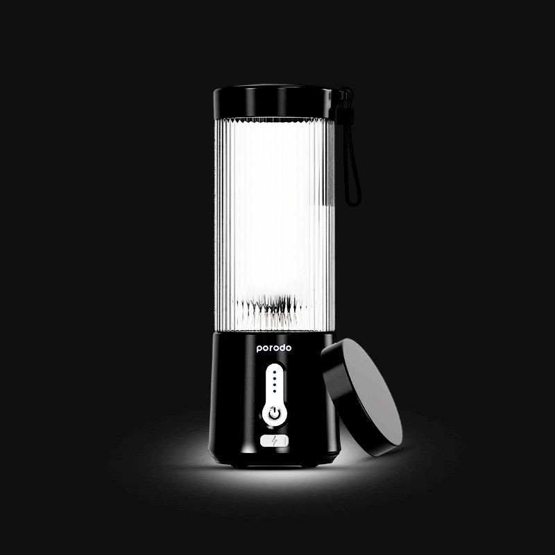 شیکر قابل حمل مدل LIFESTYLE portable Blender with extra Botton lid 4PD-LFST017-BK