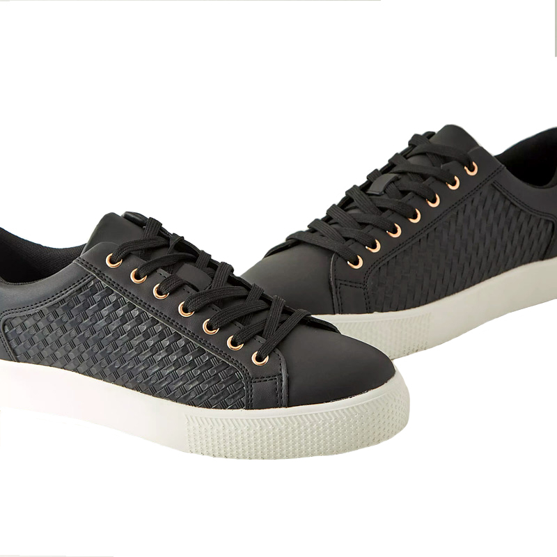 کفش روزمره زنانه مکس مدل Textured Lace-Up Sneakers