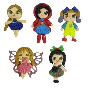 اسباب بازی زینتی مدل عروسک خمیری  مجموعه 5 عددی