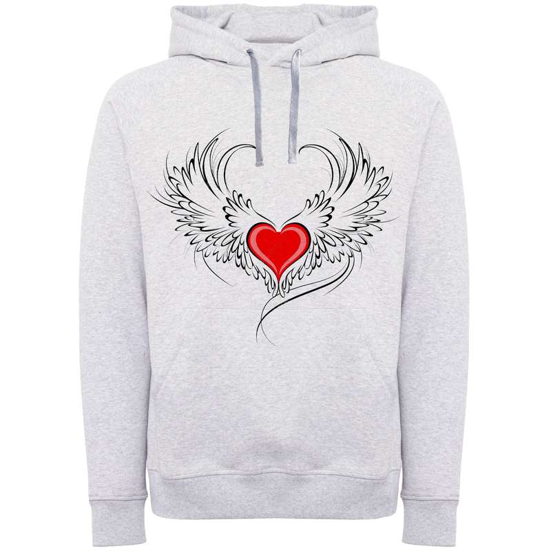 هودی زنانه مدل بال قلب F811