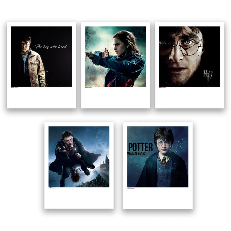 آویز تزیینی عرش مدل هری پاتر Harry Potter کد Asa540 مجموعه پنچ عددی