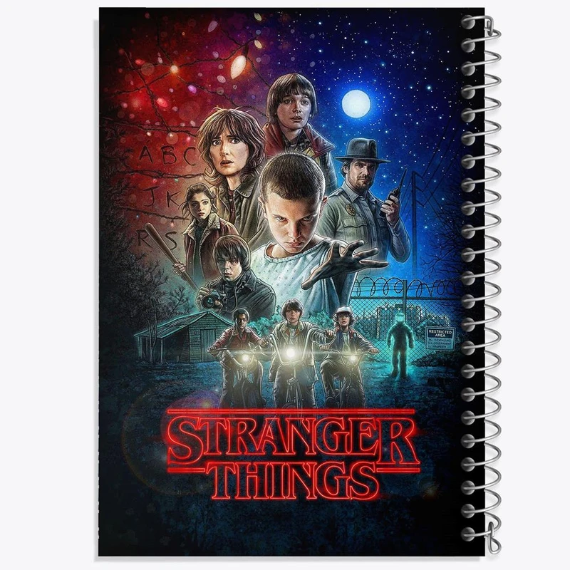دفتر مشق 50 برگ خندالو مدل Stranger Things  کد 10845