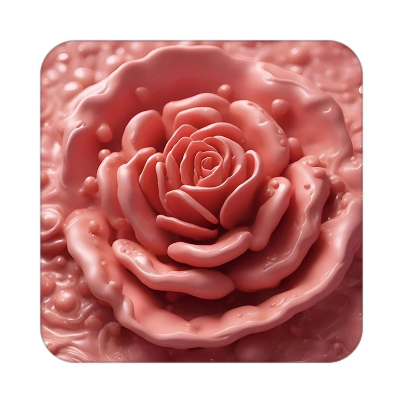 زیر لیوانی کاکتی طرح گل مدل mp15917