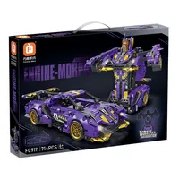 ساختنی مدل ماشین تبدیل شونده طرح ترانسفورمر کد 9111