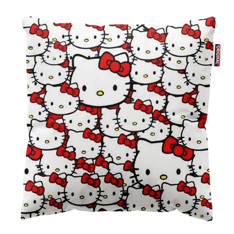  کوسن پاد آفرین طرح کارتونی کیتی کد 1860 سایز 30*30 سانتی متر