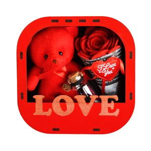 نقد و بررسی ست هدیه عروسک مدل مربع عشق توسط خریداران