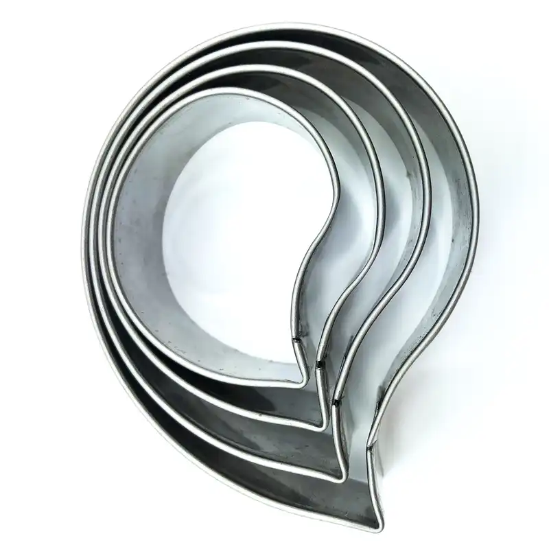 کاتر شیرینی پزی مدل بته جقه مجموعه 4 عددی