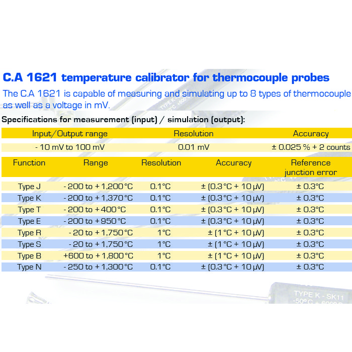 کالیبراتور ترموکوپل کاوین آرنوکس مدل CA1621