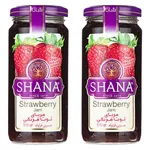 مربا توت فرنگی شانا - 310 گرم بسته  2عددی