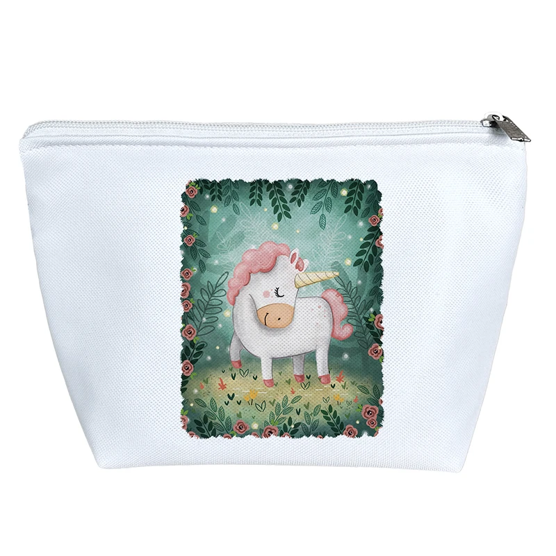 کیف لوازم آرایش دخترانه خندالو مدل اسب تک شاخ یونیکورن کد 28