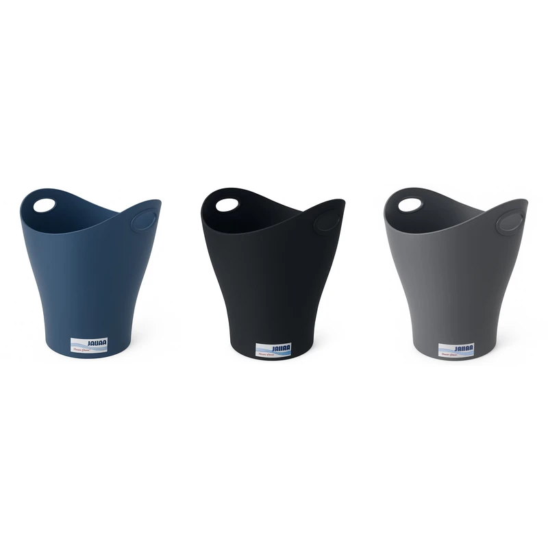 سطل زباله اداری جهان مدل دسته دار لارج بسته 3 عددی