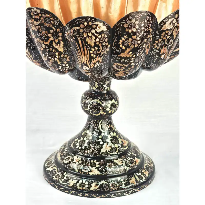 میوه خوری مسی مدل الماس تراش کد 38