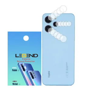 محافظ لنز دوربین لجند مدل نانو مناسب برای گوشی موبایل شیائومی Redmi 12 بسته 5 عددی