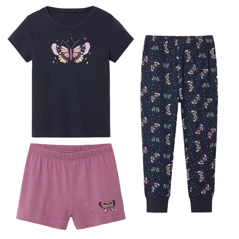 ست 3 تکه لباس راحتی دخترانه کونیبو مدل NZ 1415