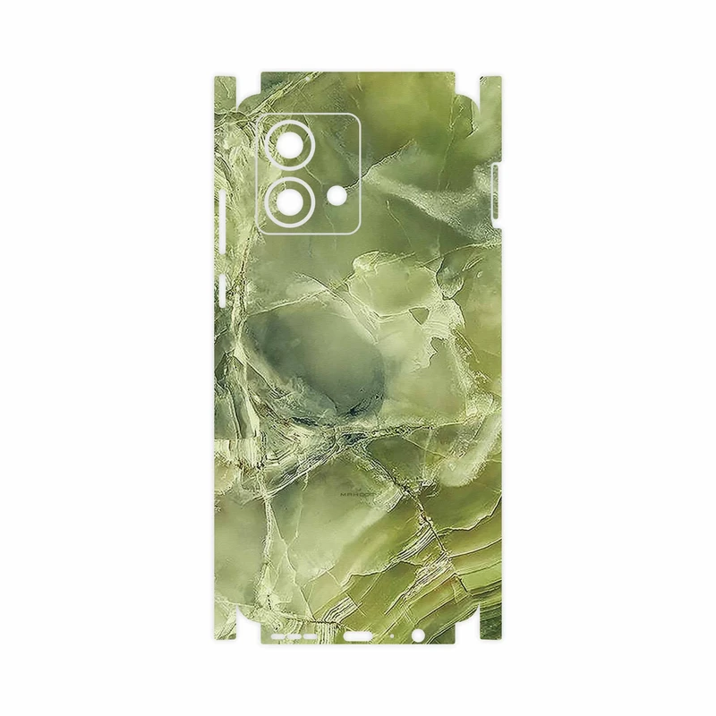 برچسب پوششی ماهوت مدل Green_Crystal_Marble-FullSkin مناسب برای گوشی موبایل موتورولا Moto G84