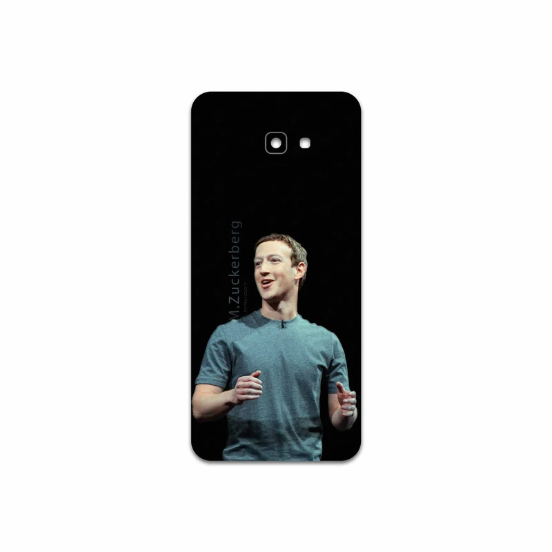 برچسب پوششی ماهوت مدل Mark Zuckerberg مناسب برای گوشی موبایل سامسونگ Galaxy J4 Plus