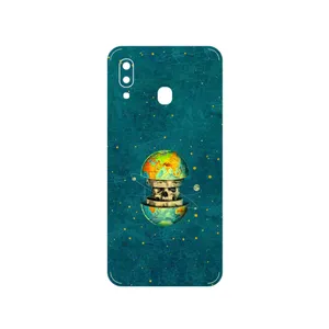 MAHOOT Collage of Earth Face Cover Sticker for Samsung Galaxy A30