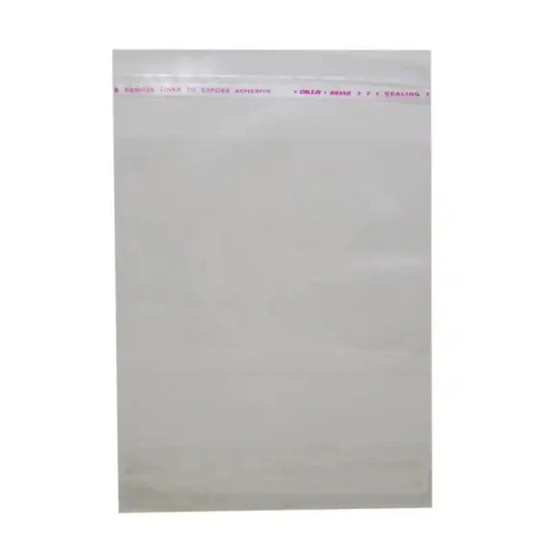 سلفون بسته بندی مدل لبه چسبدار کوکی سایز 10 * 10 بسته 50 عددی