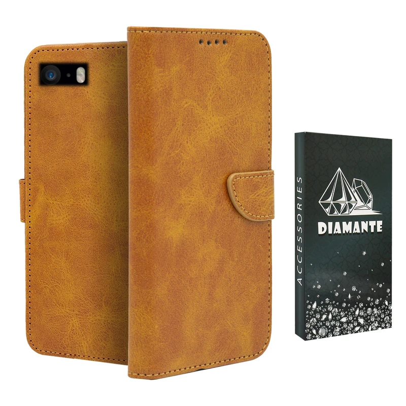 کیف کلاسوری دیامانته مدل Nezhad Bk مناسب برای گوشی موبایل اپل iPhone SE