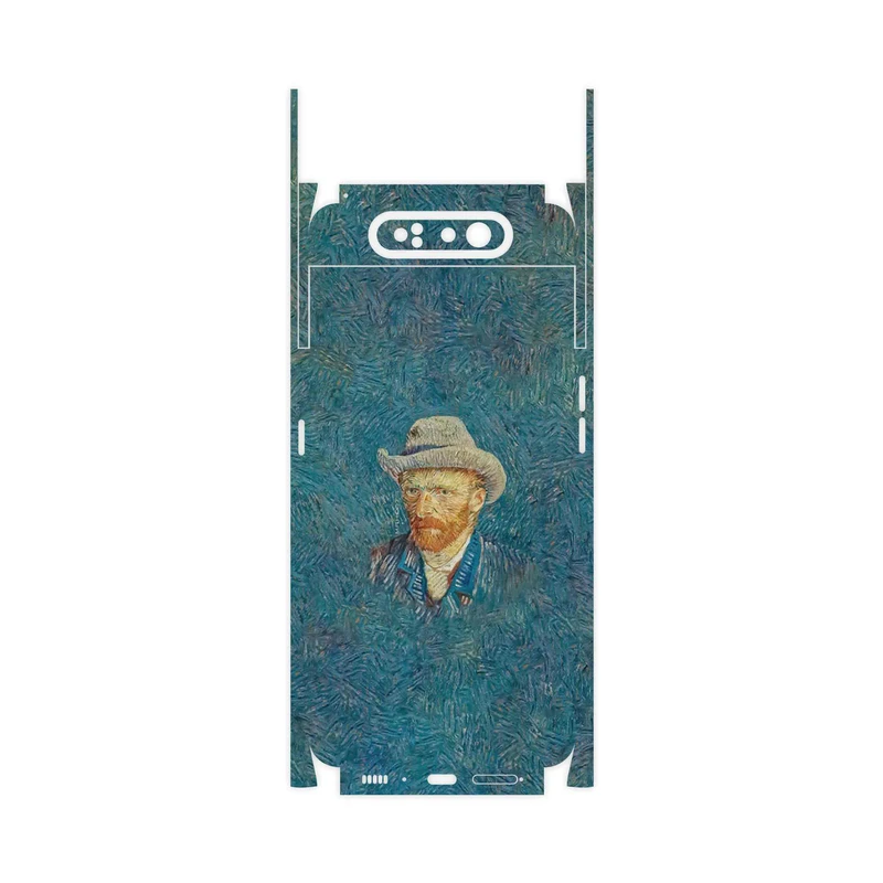 برچسب پوششی ماهوت مدل Self portrait with a gray felt hat-FullSkin مناسب برای گوشی موبایل سامسونگ Galaxy A80