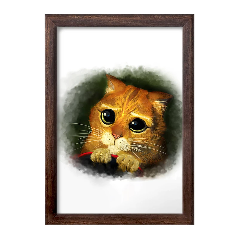 تابلو خندالو طرح گربه (Cat) کد F2185