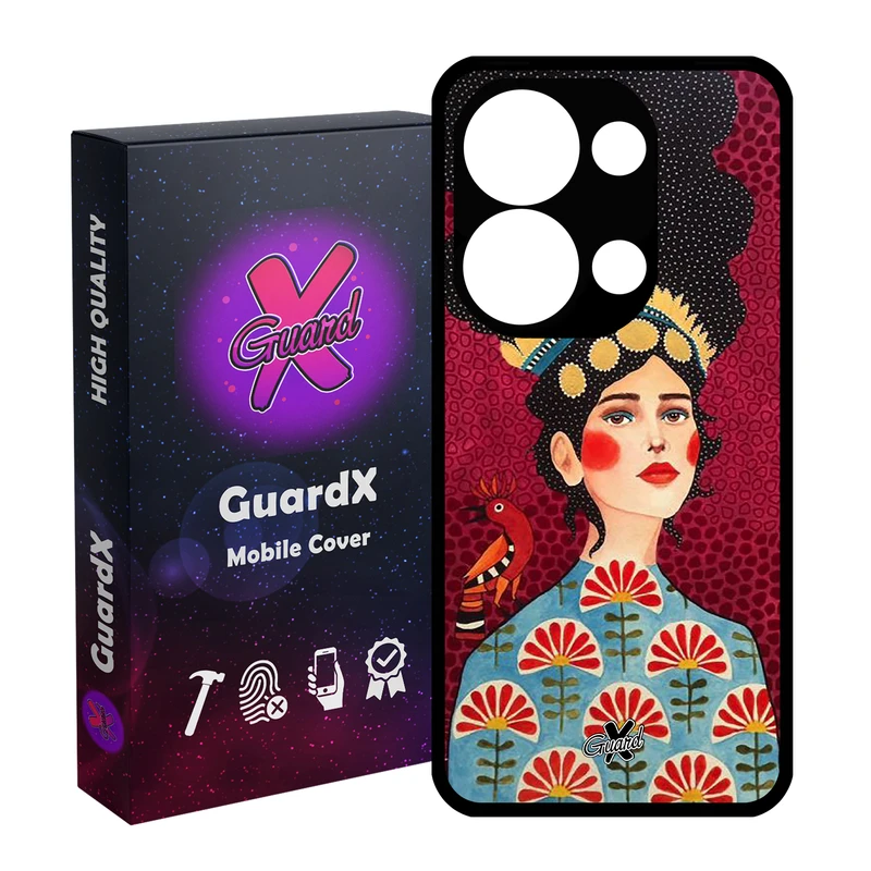 کاور گارد ایکس طرح Girl مناسب برای گوشی موبایل شیائومی Redmi Note 13 Pro 4G / Poco M6 Pro 4G