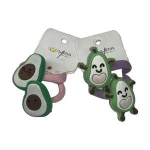 کش مو زنانه مدل آووکادو بسته 4 عددی