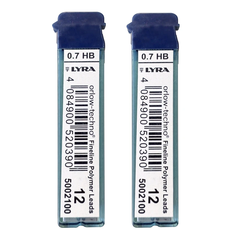 نوک مداد نوکی 0.7 میلی متری لیرا مدل Orlow Techno مجموعه 2 عددی