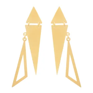 گوشواره طلا 18 عیار زنانه دًرج مدل DE88