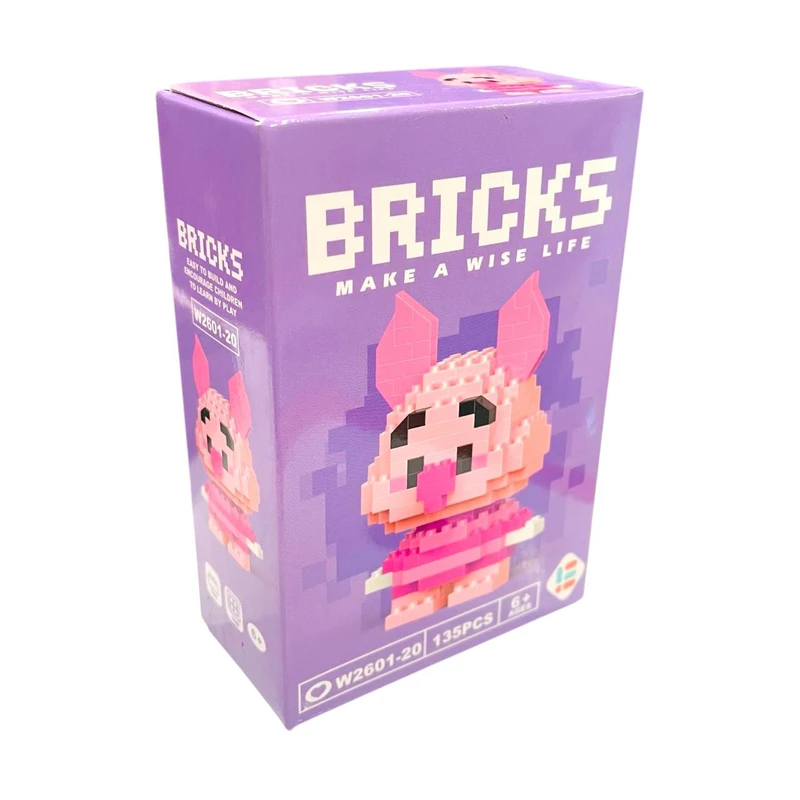 ساختنی بریکس 135 تکه مدل پیگلت کد 20-2601