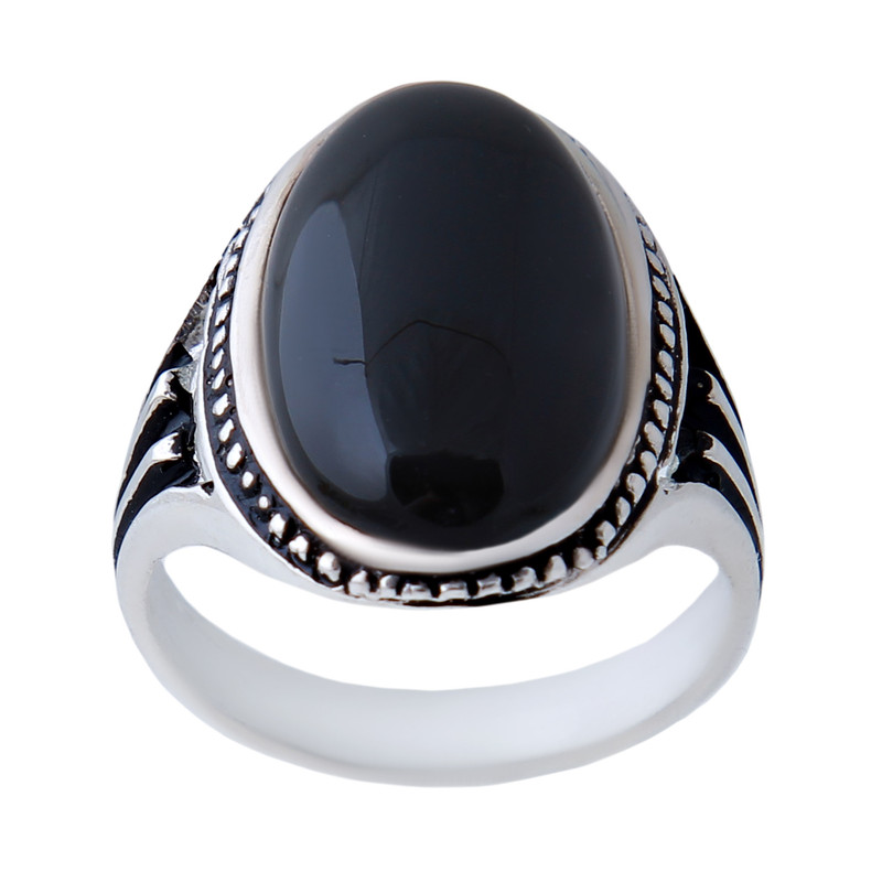  انگشتر نقره مردانه بازرگانی میلادی کد AM_848