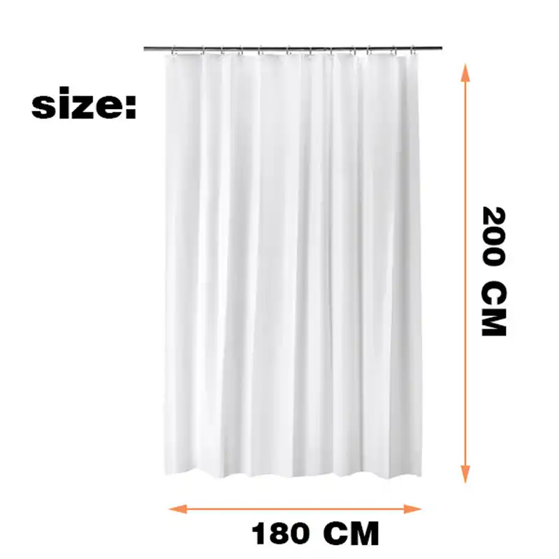 پرده حمام دلفین مدل EV-3389 سایز 180x200سانتی متر