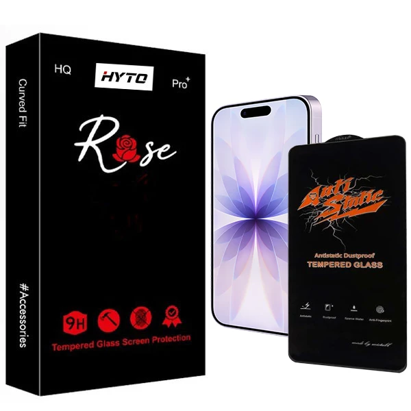 محافظ صفحه نمایش آنتی‌استاتیک هیتو مدل Rose Virex مناسب برای گوشی موبایل اپل IPhone 17