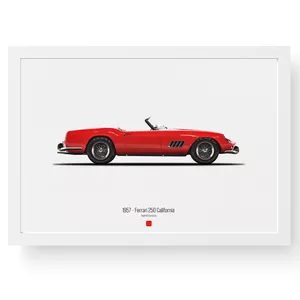 تابلو مدل Ferrari 250 California 1957