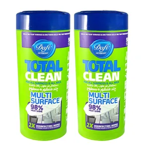 دستمال مرطوب تمیز کننده سطوح دافی مدل 3ANTIBACTERIAL مجموعه 2 عددی