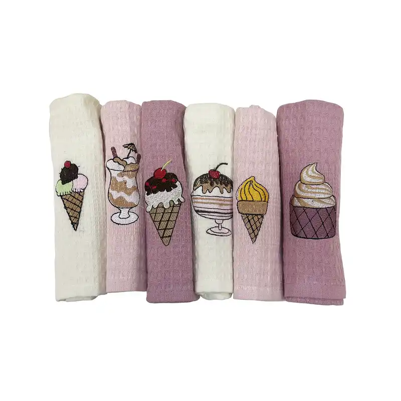 دستمال آشپزخانه مدل  Rebeka2 بسته 6 عددی