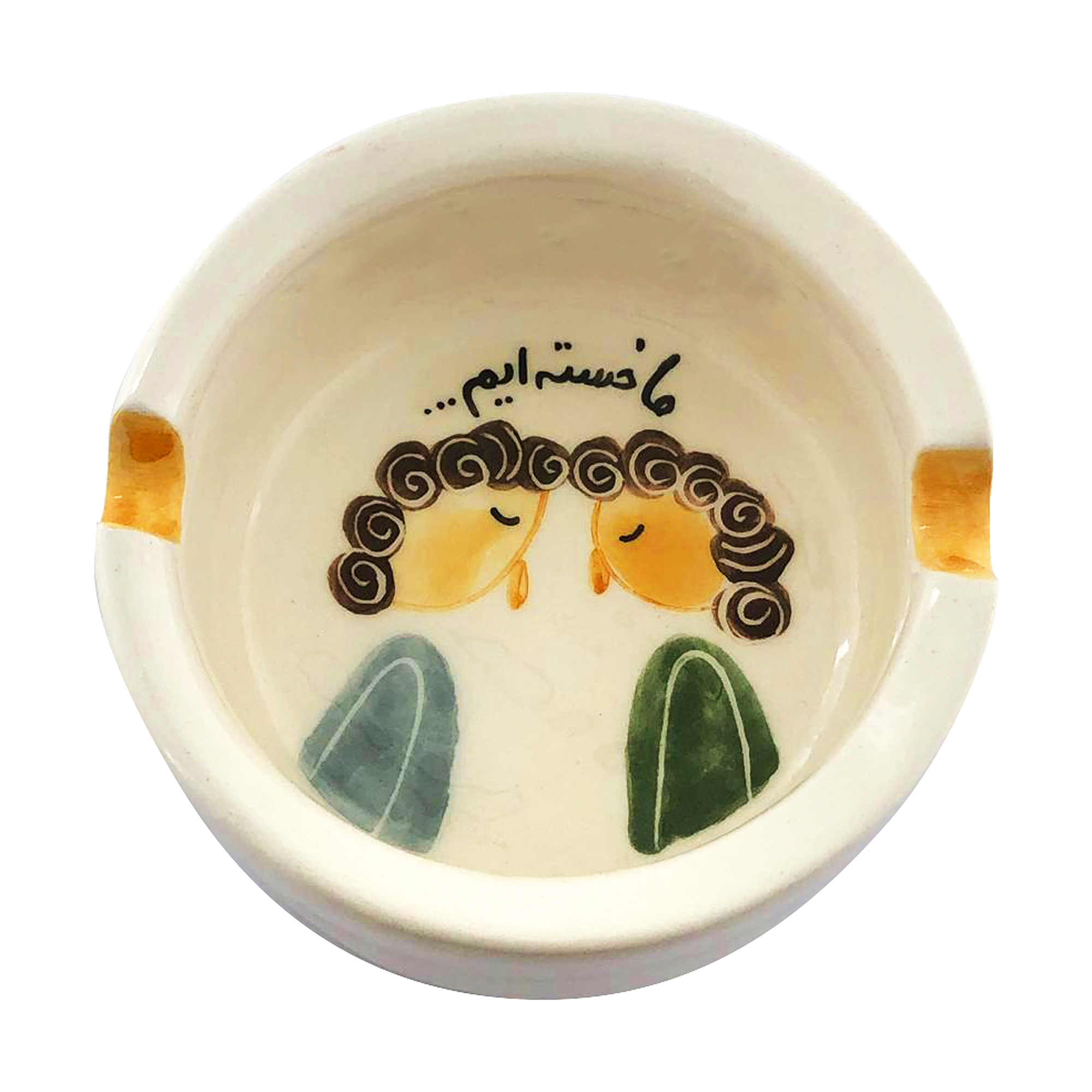 زیرسیگاری طرح ما خسته ایم مدل gz99648