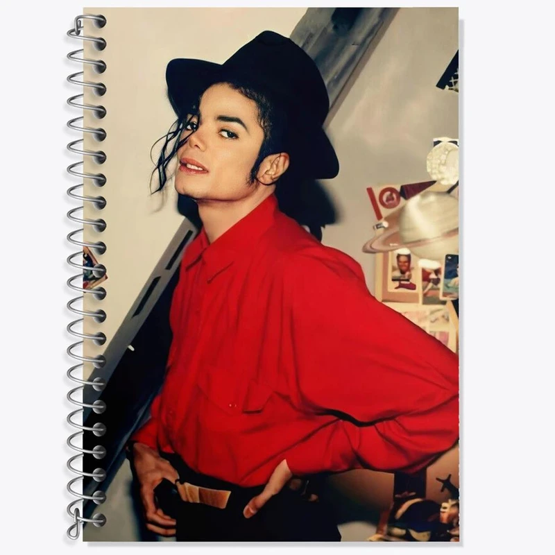 دفتر لغت 50 برگ خندالو مدل مایکل جکسون Michael Jackson کد 19219