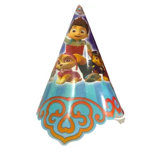 کلاه تولد مسترتم طرح سگهای نگهبان بسته بندی 10 عددی