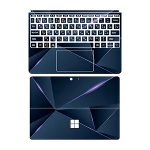 برچسب محافظ توییجین و موییجین مدل هندسی 41 مناسب برای لپ تاپ Microsoft surface go 2 به همراه برچسب حروف فارسی کیبورد