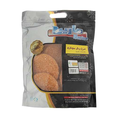 مرغ برگر سوخاری منجمد مارین - 800 گرم
