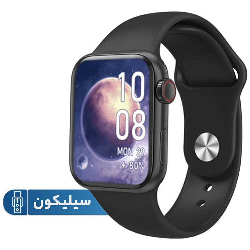 ساعت هوشمند ویسمی مدل WISME-3 صفحه نمایش لمسی، کنترل موسیقی، کنترل سطح اکسیژن خون، قابلیت مکالمه مستقیم