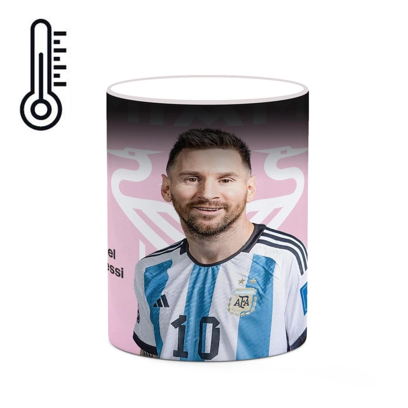 ماگ حرارتی کاکتی طرح Leo Messi لئو مسی مدل mgh42508