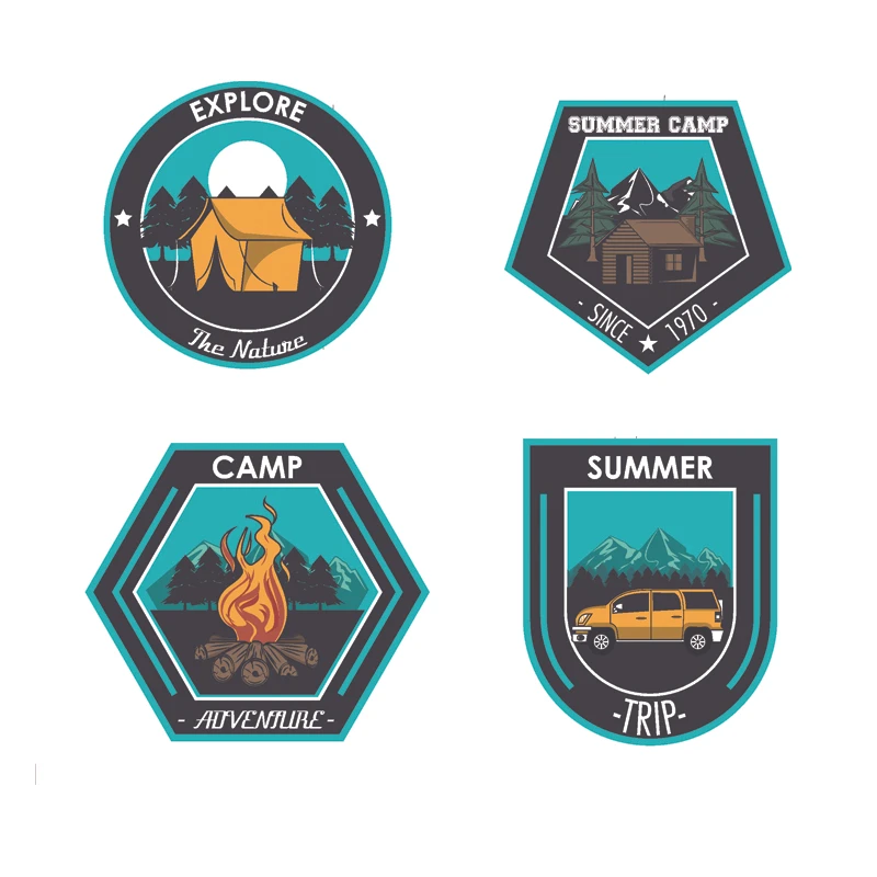 برچسب بدنه خودرو رایسان طرح آفرود کد OF0053مجموعه 4 عددی