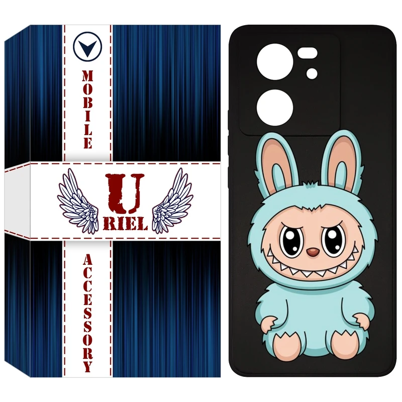 کاور یوریل قاب مدل KSH کد 144 طرح عروسک لبوبو مناسب برای گوشی موبایل شیائومی 13T / 13T Pro / Redmi K60 Ultra