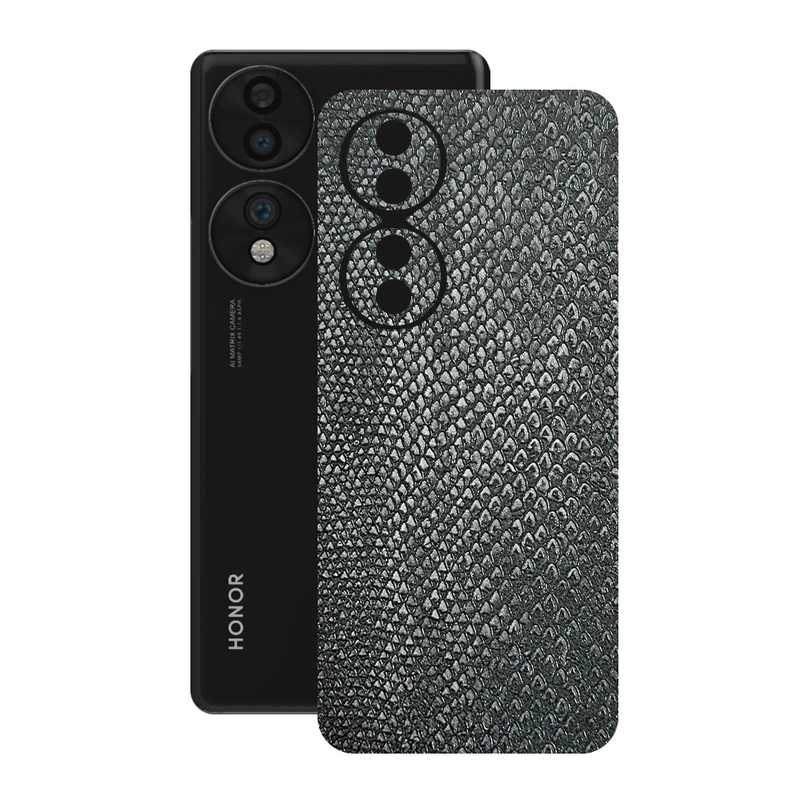 برچسب پوششی ریمکس مدل Leth طرح پوست ماری مناسب برای گوشی موبایل آنر 70